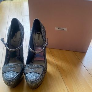 Miu Miu Sparkle Heels